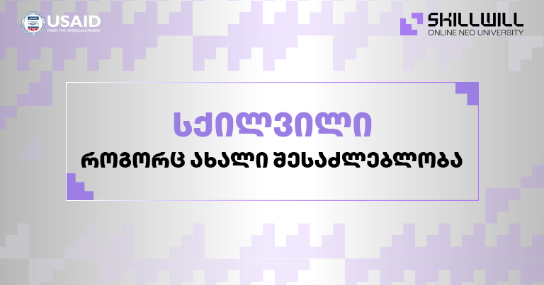 ონლაინ ნეო უნივერსიტეტი ,,სქილვილი" - როგორც ახალი შესაძლებლობა 